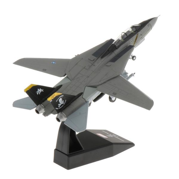 

1:100 scale f-14 fighter military diecast plane model with stand