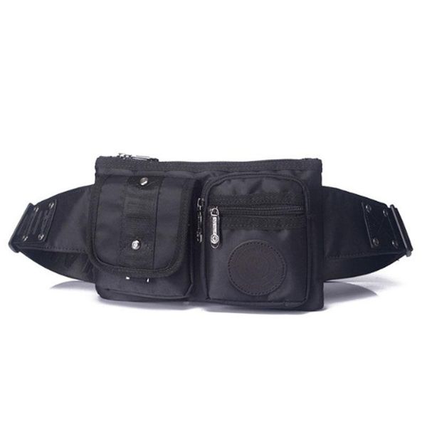 

men oxford fanny waist bag shoulder messenger bag riding travel sling chest pack