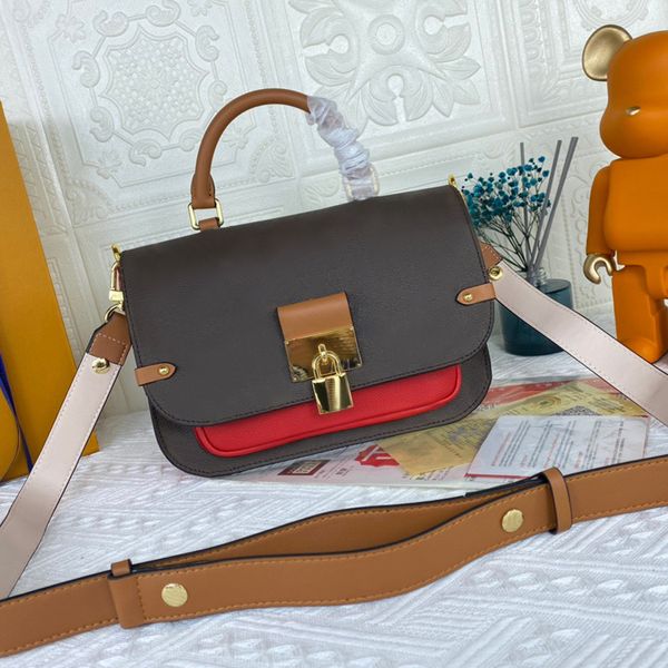

luxurys women vaugirard shoulder bag designer classic metal lock fashion lady leather messenger bags purse flap handbag m44353