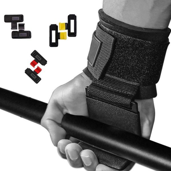 

2 pcs fitness exercise weight lifting hooks horizontal bar pull-up help heavy duty power lifting grips workout