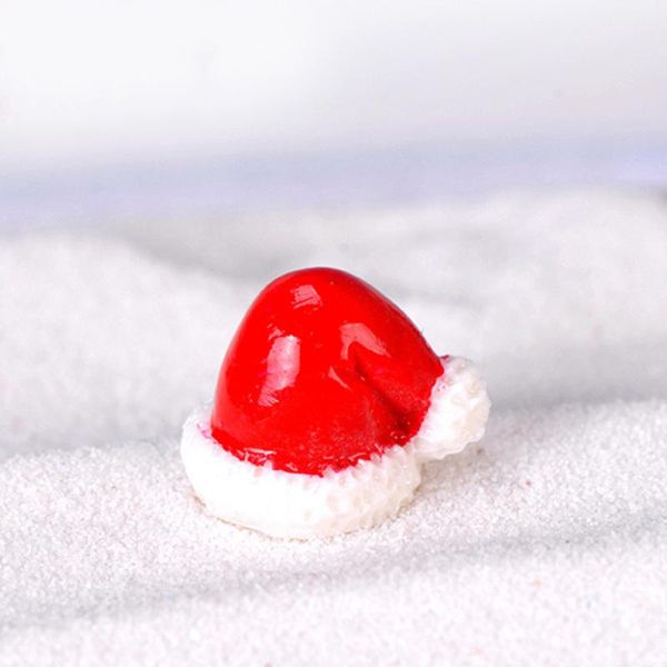 

9pcs resin delicate decorative deskdecoration santa claus doll christmas ornaments mini snowman crafts for home