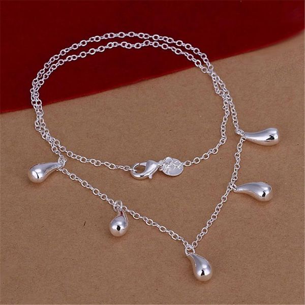

wholesale charms drop for women chain wedding silver color beautiful chain pendant necklace fashion trends jewelry gifts n131 h bbywvy
