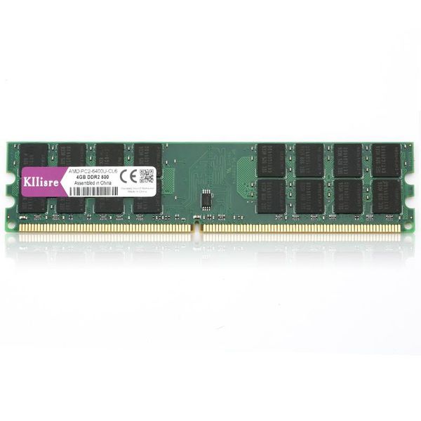 

kllisre ram ddr2 4gb 800mhz pc2-6400u memory 240 pins non-ecc 1.5v deskdimm