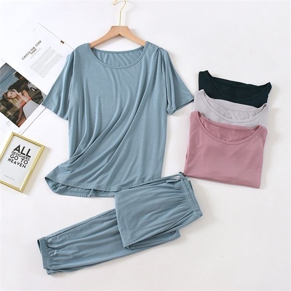 

autumn women modal homewear female pajamas set fall home suit autumn home clothes for women breathable fall modal lounge wear c0127, Black;red