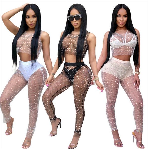 

горячие моды для женщин ladies рукавов see through mesh ажурного solid crop top t shirt трусики set, Gray