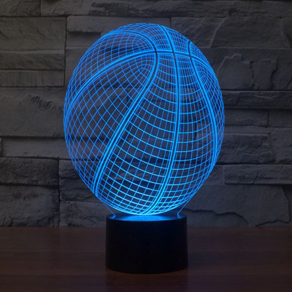 

2021 new basketball led table lamp 3d night light s4yl