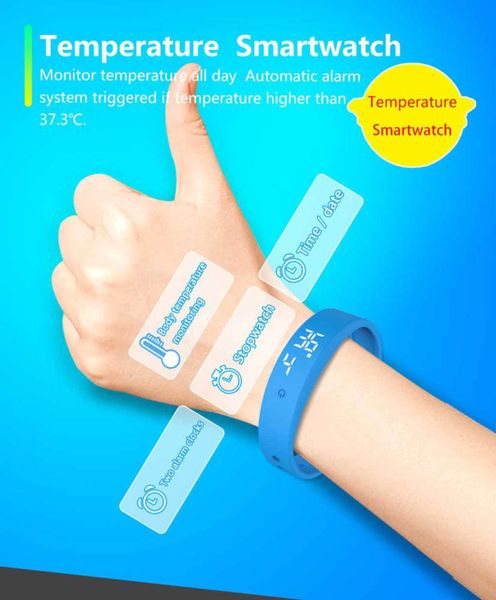 

v9 intelligent measuring wristband, waterproof, vibration reminder, temperature monitoring, fashion timer