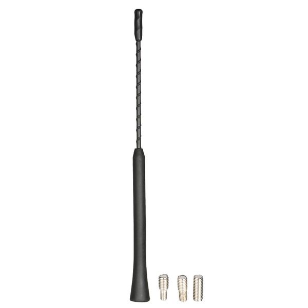 

9 inch replacement car radio stereo aerial sting mast antenna black + 3* screws