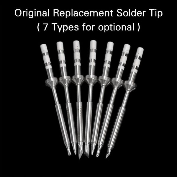 

original headd replacement solder tip for ts100 smart digital lcd electric soldering iron ts-b2 ts-bc2 ts-c4 ts-d24 7 kinds tips