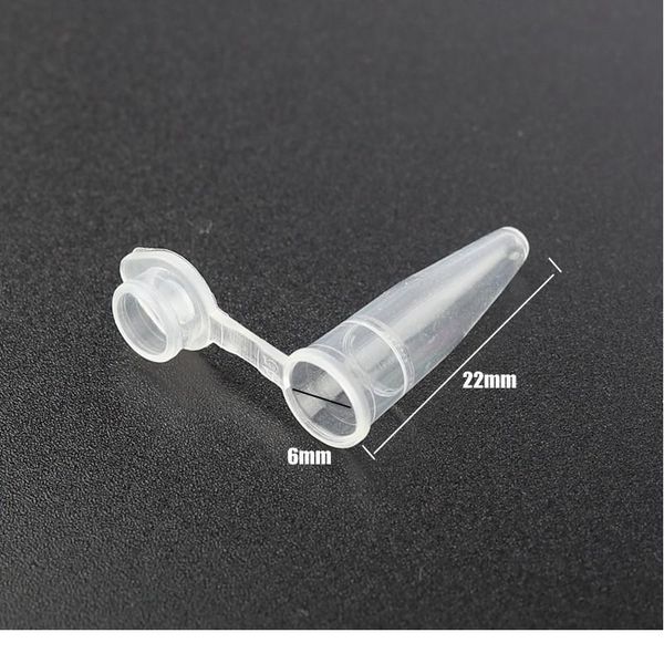 

200pcs 6*22mm 0.2ml plastic bottles gardening storage container transparent plastic vials pcr centrifuge tube 200pc bbyzvk