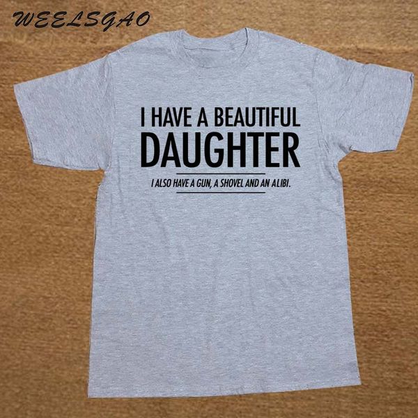 

beautiful daughter funny mens slogan t shirt gun alibi boyfriend warning joke sport hooded sweatshirt hoodie