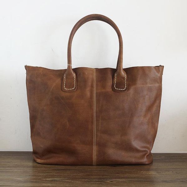 

shoulder bags 2021 leather female bag original antique hand-nut package large capacity single