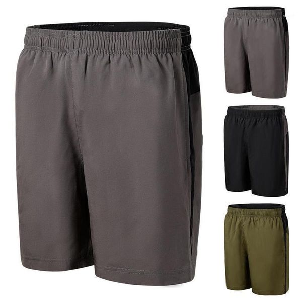 

men's shorts summer men color match quick drying sports drawstring beach swim trunks mens short pants homme1, White;black
