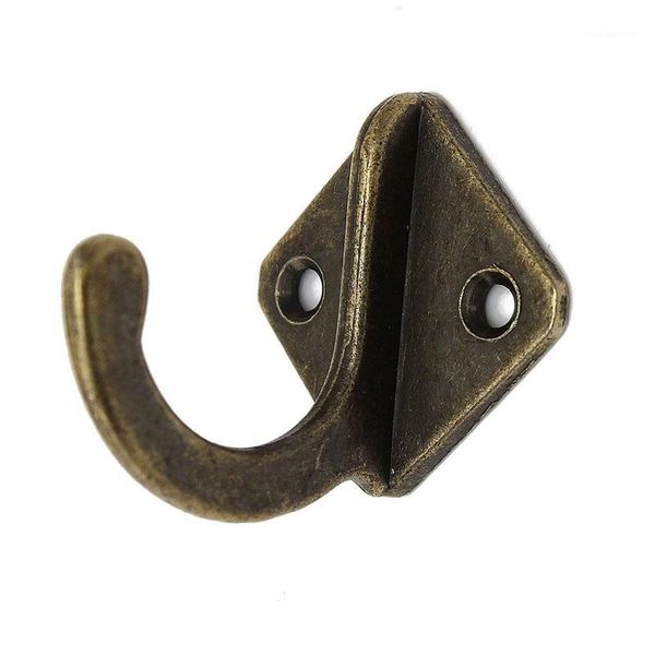 

hooks & rails for hanging clothes retro wardrobe hat door wall coat (quartet hooks)1