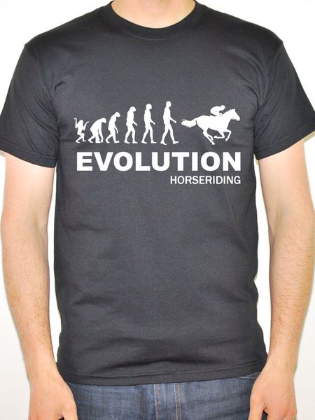 

sport 2019 letter print hip hop novelty t-shirt brand clothing evolution horse rider horses sporter equestria themed t shirt