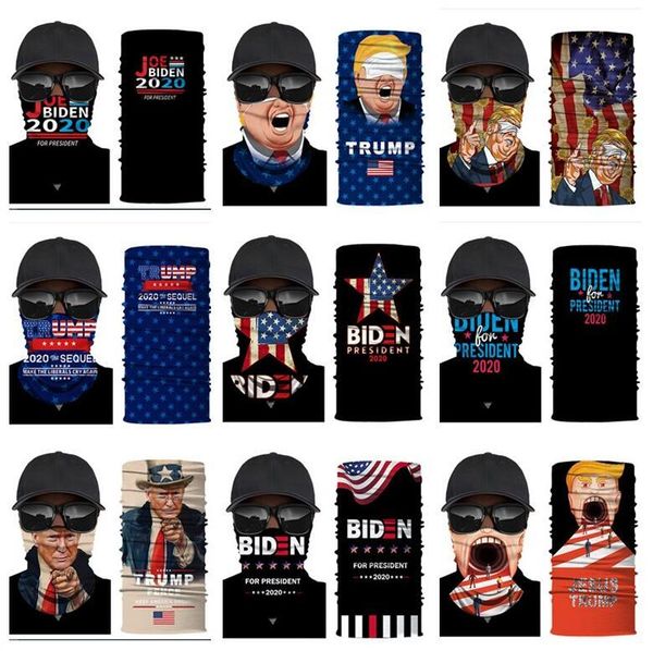 

scarves biden bandana joe donald us election 2020 biker half adults sports masks cycling trump tube flag american scarf headband e92304 mird