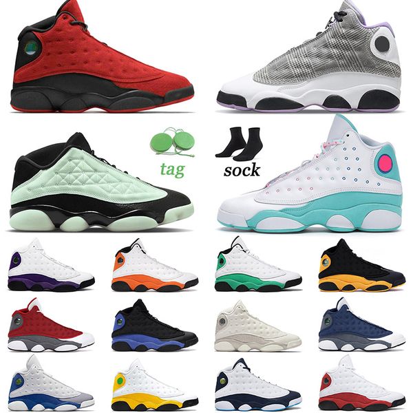 

basketball shoes 13 13s xiii mens jumpman reverse bred houndstooth soar green singles day women trainers sneakers eur 36-47