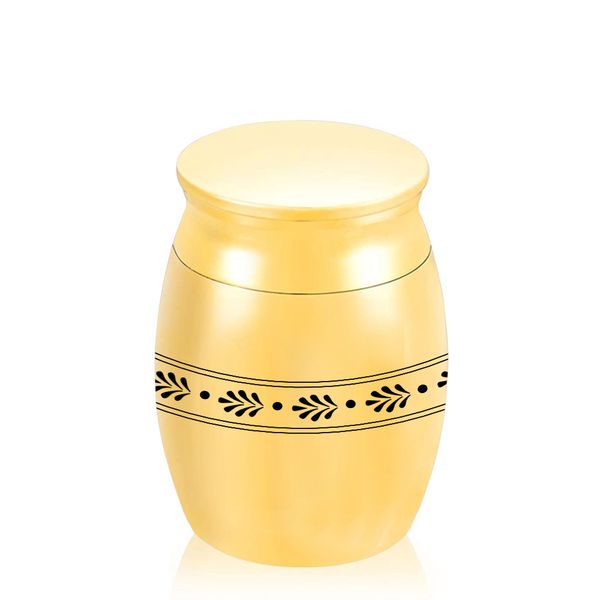 

30x40mm 5 color aluminum alloy pendant urn for ashes pet/human cremation jewelry memorial urn mini funeral jar, Silver