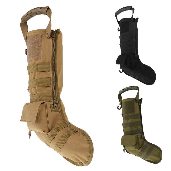 Molle natale calze calze tattico tacticalbag dump drop drop tagliente busta sacchetto di stoccaggio militare combattimento da combattimento da caccia pacchetto magazzino