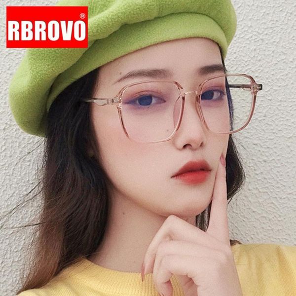 

rbrovo square oversized sunglasses women vintage sunglasses women brand glasses for women/men designer feminino1, White;black