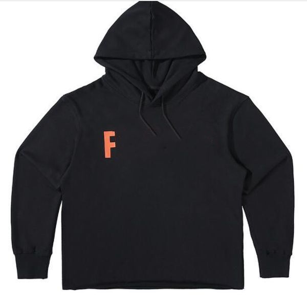 

personality men and women couple hooded sweater jacket sweatshirt long sleeve sweater pullover hoodie, Black