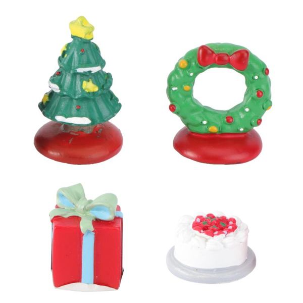 

4pcs resin cute micro crafts micro landscape decors mini ornaments