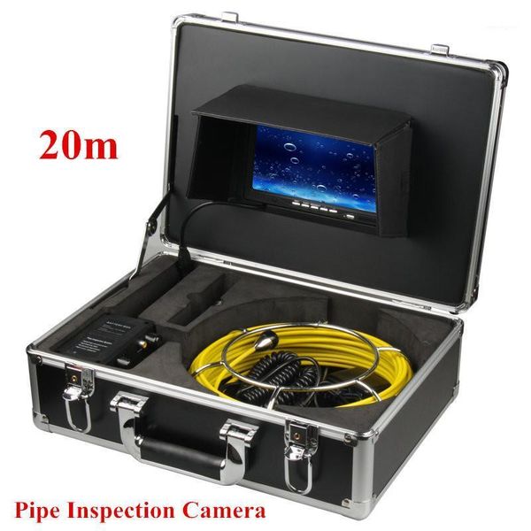 

hd 1000tvl 23mm lens pipe industrial 7 inch monitor 20m cable drain video inspection system with dvr function1