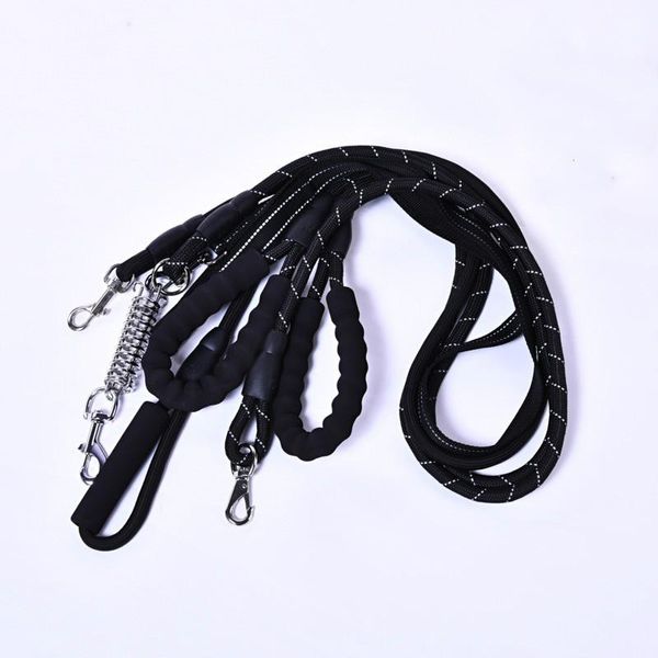 

140cm dog leash round cotton dogs lead rope classic pet long leashes belt outdoor dog walking training leads ropes pet supplies