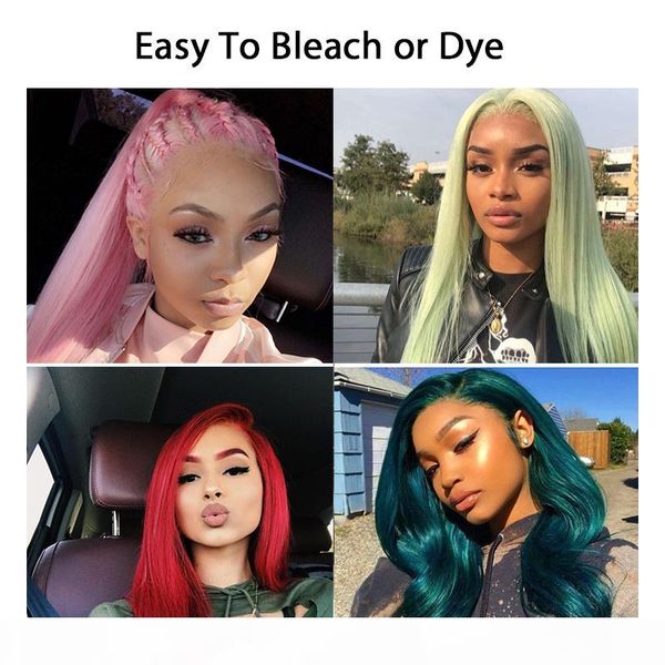 

lace frontal straight wig transparent lace wigs with baby hair brazilian 360 lace front human hair wig, Black;brown