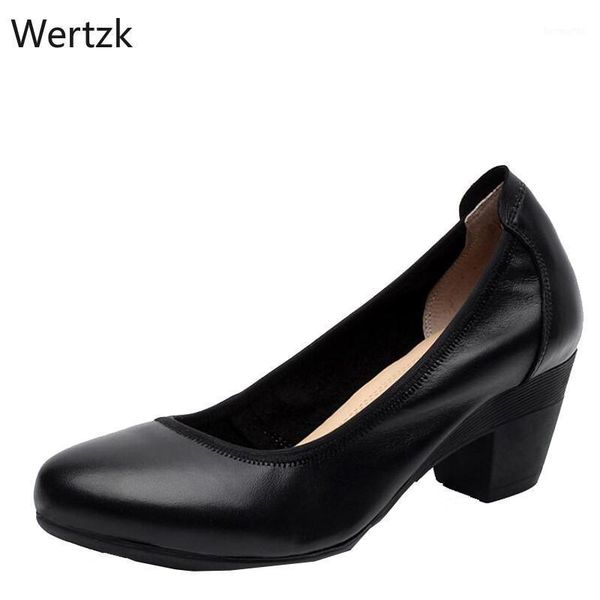 

dress shoes black lady with rough heel, professional work big size 40-43 spring and autumn single shoe small women's b3601