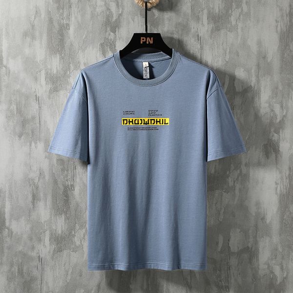 

2021 summer large dimensions of new men t-shirts short sleeves, funny printing, cute fashion homme k333 vtwu, White;black