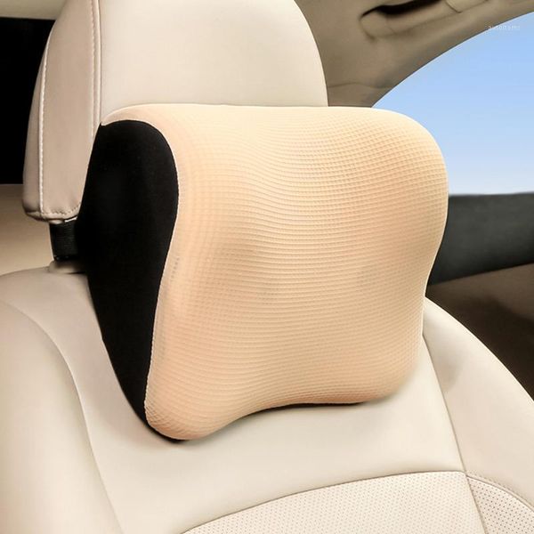 

car seat head neck rest auto pillow space memory cotton neck headrest car cover vehicular pillow seat headrest accessories1