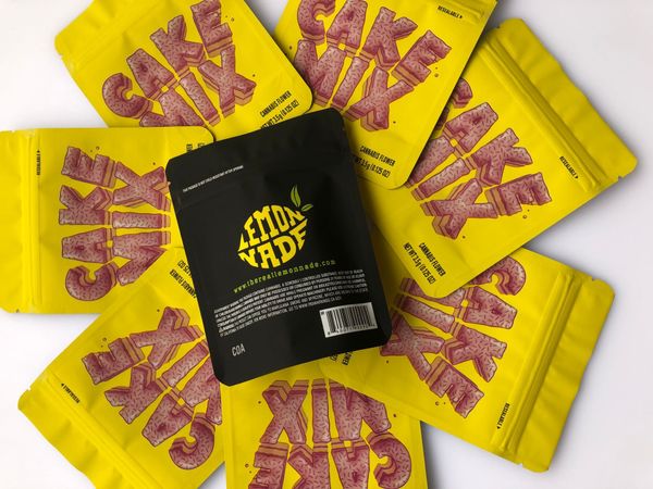 

майларовые этикетки сумка торт пахнет proof 3.5g сумки сумки наклейка желтой голограмма и mix печенье слейте местные ароматизаторы сумку bby