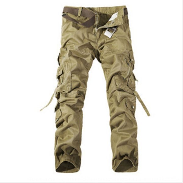

мужская большая осень зима pantswork одежды случайные брюки 2019 новый мужской мульти мешок рабочей одежды случайные брюки bjwd7, Blue