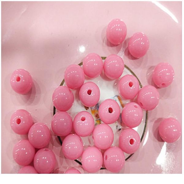 

diy bracelet necklace candy color acrylic solid color beads hand-beaded straight hole decoration accessories 6m sqcexf