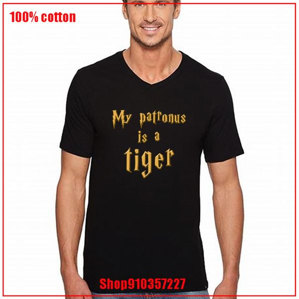 

funny my patronus is a tiger t shirt men summer short sleeve man t shirt v hip hop t shirt casual tee sport hooded sweatshirt hoodie