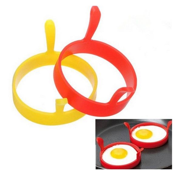 

silicone egg fried fry frier fashion round kitchen poacher egg pancake ring mould tool fried breakfast mold vtky2160