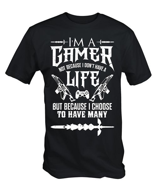

summer cool men tee shirt mens i'm a gamer t shirt funny t-shirt sport hooded sweatshirt hoodie