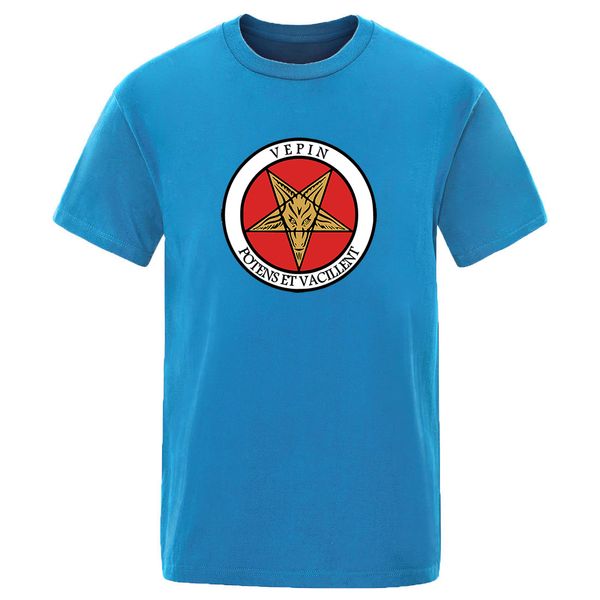 

summer harajuku mens short sleeve pentagram gothic occult sata print crew neck hip hop sport hooded sweatshirt hoodie men t shirt