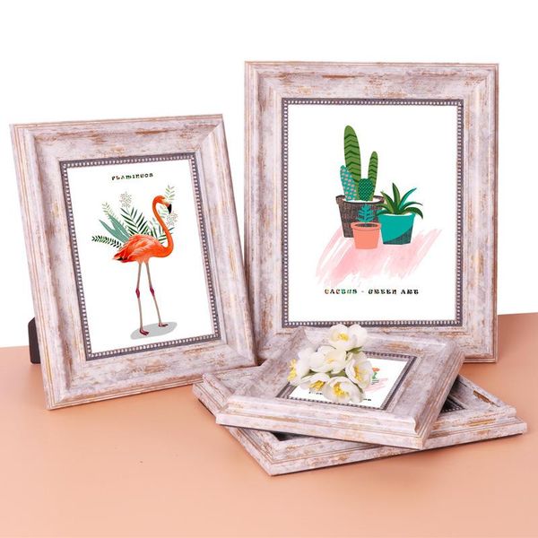 

pink retro p frame environmental protection p wall ornaments plastic material home deskdecoration 6 7 8 10 inches