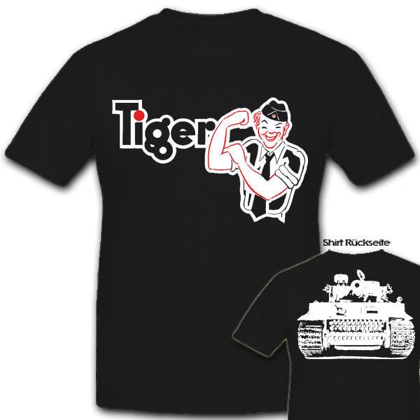 

summer tee shirt tiger panzer wh fibel comic front deutschland kampfwagen - t shirt fashion t-shirt sport hooded sweatshirt hoodie