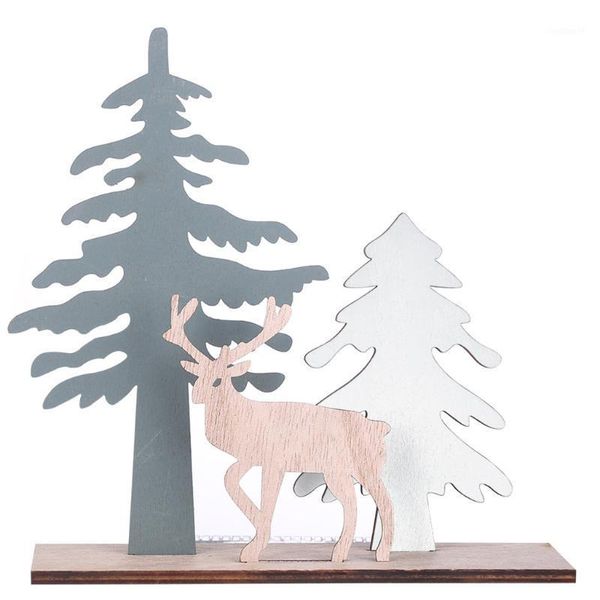 

elk xmas tree wooden ornaments christmas party diy crafts home garden decoration christmas tree decorations xmas gift navidad1