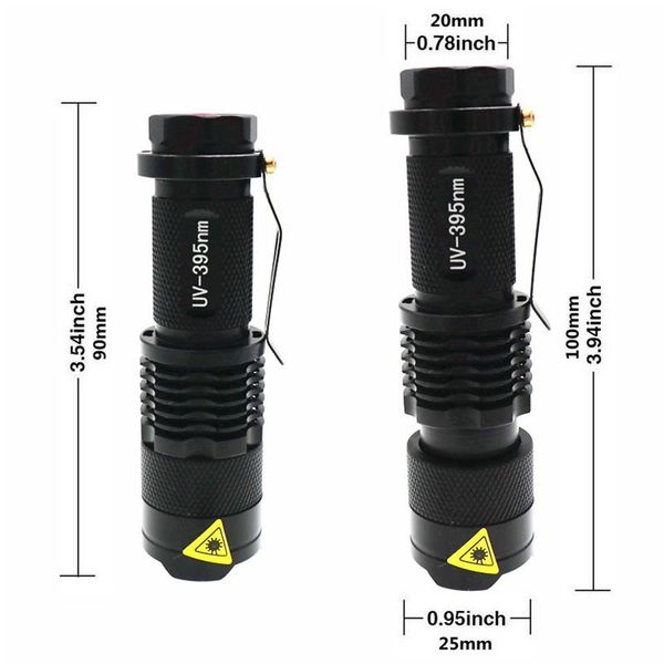 

мини ув black light ув фонарик ультрафиолетовый свет с зумом функция pet моча пятна детектор scorpion использование aa 14500 батарея wmtplx