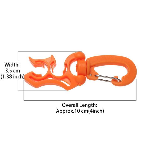 

1 pc respiratory regulator clamp regulator double bcd hose holder clip scuba diving buckle snorkeling parts diving accessories q bbyjtb