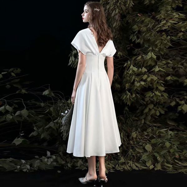 

2021 new wedding gowns, party dresses, soiree bathrobes. b918, Blue;red