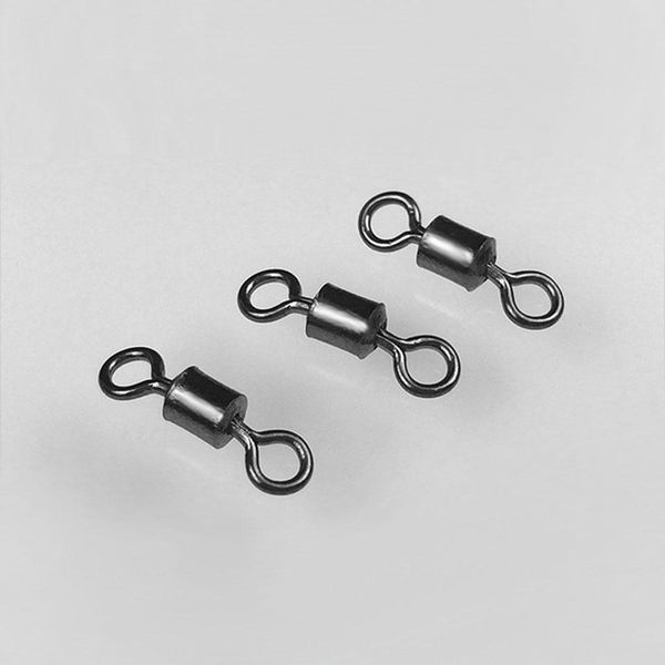 

50pcs/lot fishing swivels ball bearing rolling swivel solid rings ocean boat river fishing hook connector accessories sqcuwc bdehair