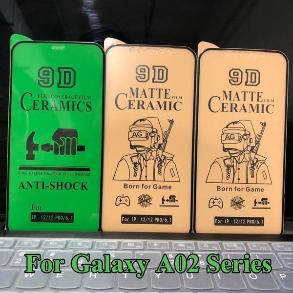 9D Ceramica Pellicola Opaca Protezione Dello Schermo HD Proof Protezione Esplosione Copertura Completa Per Samsung Galaxy Note 21 FE 20 A02 A12 A22 A32 A42 A52 A72 A82 A92