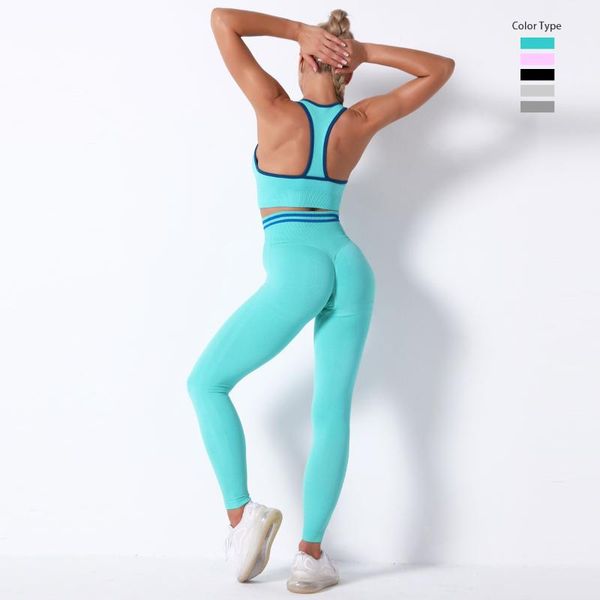 

jellpe seamless gym sets women hyper flex workout set sport leggings and yoga set outfits women sportswear athletic clothes, White;red