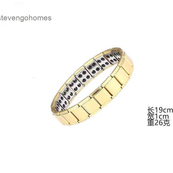 

magnetic therapy health function stainless steel bracelet, Silver