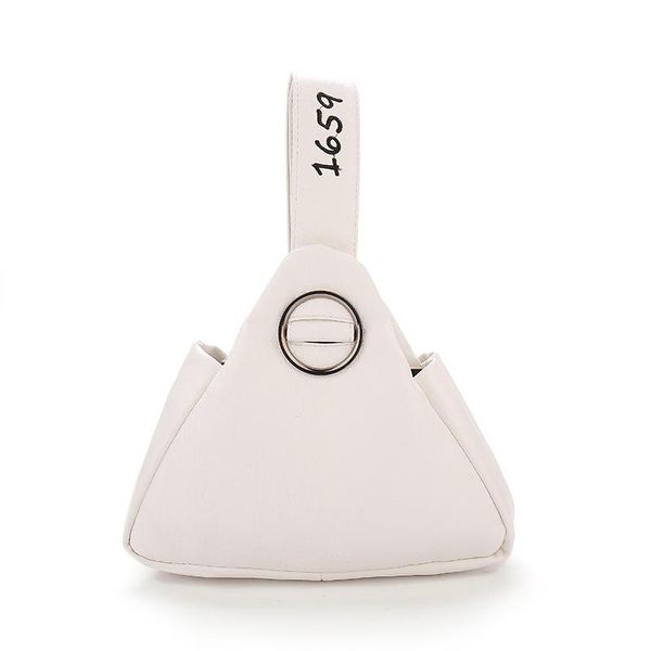 

2020 women handbags fashion pu personality triangle water-washed leather soft shoulder slant bag ladies hand bags purse